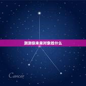 测测你未来对象姓什么，测试你将来另一半的姓 是什么名子和你关系好坏