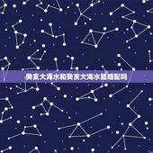 癸亥大海水和癸亥大海水能婚配吗，我和我老公八字胎元分别是：癸亥（大海水