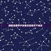 婚配是看甲子纳音还是看天干地支，怎么看命里缺什么？
