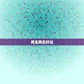 男生网名好运，好运四个字男网名