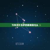今年三十五岁的属相是什么，三十五岁属什么