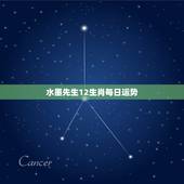 水墨先生12生肖每日运势，十二生肖算命今日运程