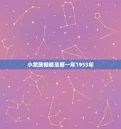 小龙属相都是那一年1953年，1953年属相是什么