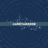 上山虎和下山虎出生时辰，虎年什么是上山虎和下山虎？分那月那天 时辰？