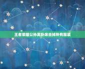 王者荣耀公孙离卧床去掉所有服装，求王者荣耀公孙离无衣