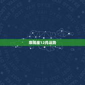摩羯座12月运势，摩羯座十二个月每月的运势2
