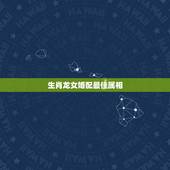 生肖龙女婚配最佳属相，属相婚配：男属龙和女属猪相配吗