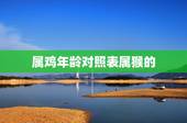 属鸡年龄对照表属猴的，属鸡的年龄表