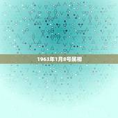 1963年1月8号属相，1963年属什么生肖