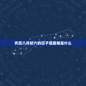 农历八月初六的日子是属相是什么，1997年农历八月初六出生的人是什么星