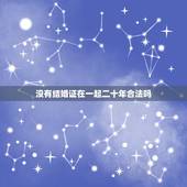 没有结婚证在一起二十年合法吗，没登记结婚一起生活了20年，最终分手受法