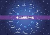 十二生肖运势排名，十二生肖运势总结