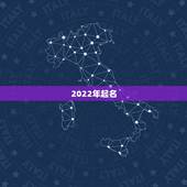 2022年起名，取名2022年好名字大全