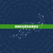 婚姻姓名算命免费测试，姓名测试打分算命
