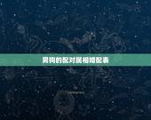 男狗的配对属相婚配表，2023年可以结婚的属相女
