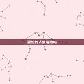 属蛇的人很阴险吗，属蛇的女人绝情吗