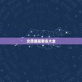 女孩属鼠取名大全，2022 年女孩漂亮有涵养的名字