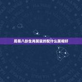 周易八卦生肖属鼠的配什么属相好，属鼠的配什么属相好