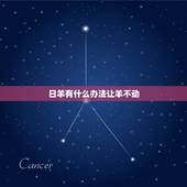 日羊有什么办法让羊不动，为什么会长痘痘