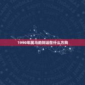 1990年属马的财运在什么方向，今日属马财运在哪个方向