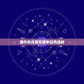庚午年戊寅月庚申日丙戌时，流年十神命理断事口诀