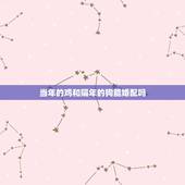 当年的鸡和隔年的狗能婚配吗，属鸡的人和属狗的人婚配会怎么样