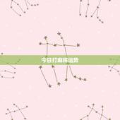 今日打麻将运势，测试今日麻将运势