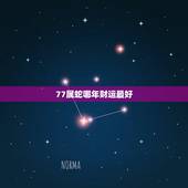 77属蛇哪年财运最好 1977年蛇男有横财吗