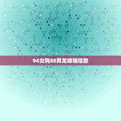 94女狗88男龙婚姻指数，真人实战cs