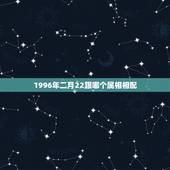 1996年二月22跟哪个属相相配，96年鼠跟什么属相配