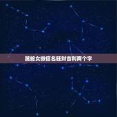 属蛇女微信名旺财吉利两个字，属蛇的微信头像和微信名用什么吉利7