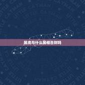 属虎与什么属相合财吗，属虎人和哪个属相合财？