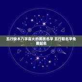 五行缺木八字喜火的男孩名字 五行取名字免费起名