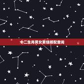 十二生肖男女更佳婚配查询，十二生肖更佳姻缘配对