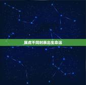 属虎不同时辰出生命运，属虎的什么时辰出生最好
