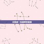 水瓶座一生最爱的星座，水瓶座一生最爱的星座