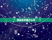 属鼠名字带什么好，简单的名字大全