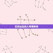 巳时出生的人有两种命，1990年8月20日巳时出生的人是什么命