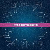 十二生肖中哪个属相最不好，十二生肖中那个生肖最差
