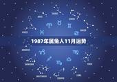 1987年属兔人11月运势，87年兔2022 年运势及运程