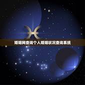 婚姻网查询个人婚姻状况查询系统，如何查询自己的婚姻状况