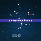 怎么算两人的生辰八字合不合，怎么算俩人八字合不合？