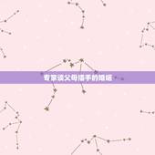 专家谈父母插手的婚姻，父母应该插手儿女的婚姻 或者感情吗