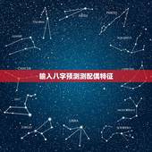 输入八字预测测配偶特征，输入八字预测测配偶特征已卯癸酉甲子己已