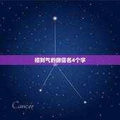 招财气的微信名4个字，好听又招财的微信名字？