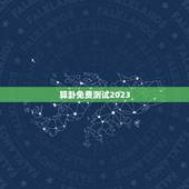 算卦免费测试2023，算卦日历2023