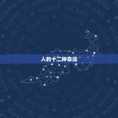 人的十二种命运，人的命运有多少种