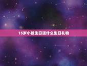 15岁小孩生日送什么生日礼物，送十二岁女孩什么生日礼物