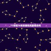 71年和76年的猪和虎属相合吗，1974年的老虎和1971年的猪相配吗