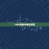 1985年属牛每月运势，1985属牛今年运势